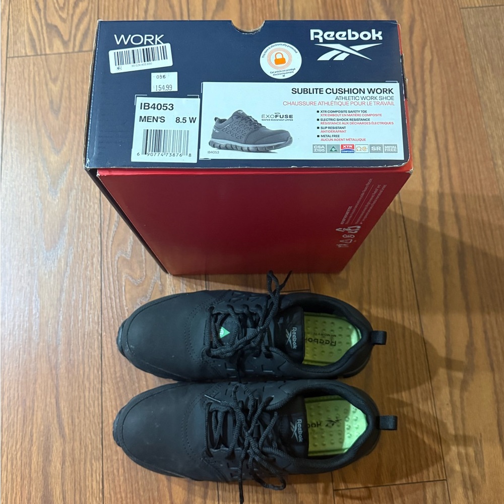 Reebok Men's Black Athletic Shoes
